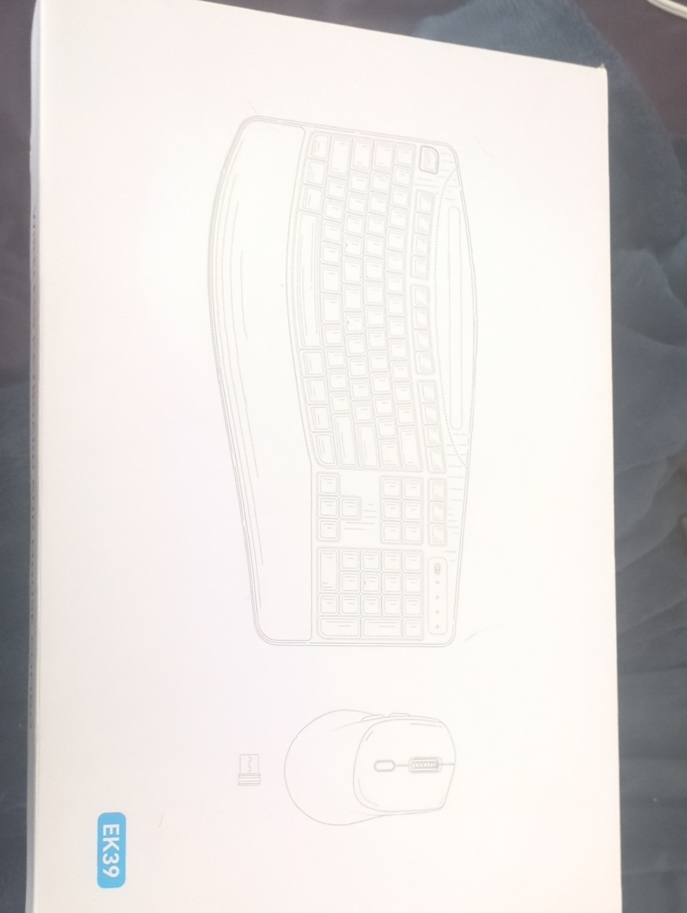 Wireless Keyboard and Mouse Combo EK39 -black